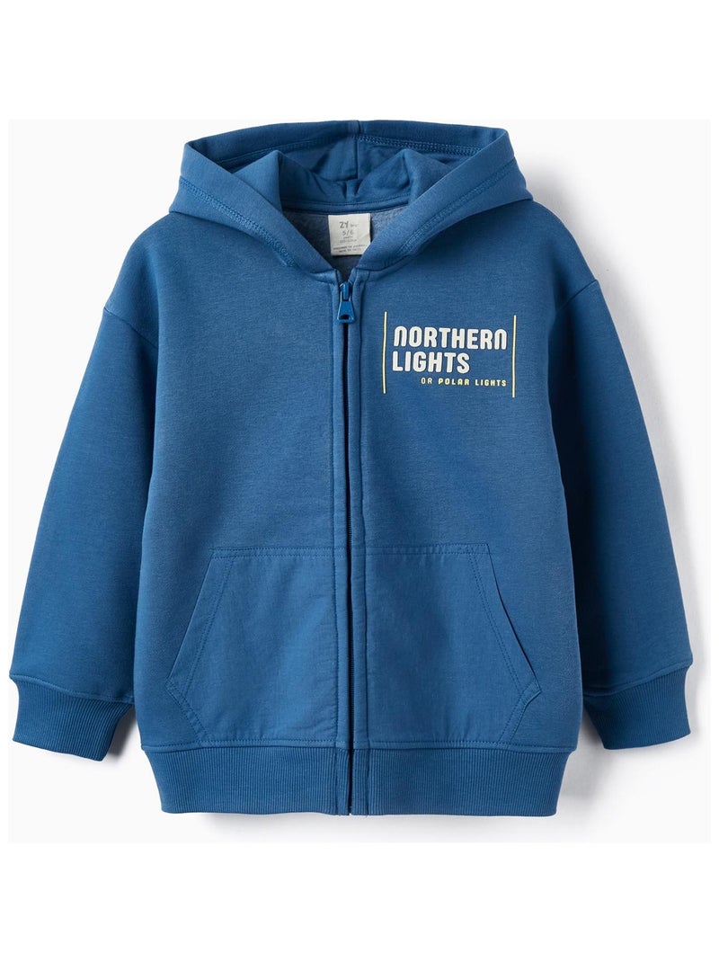 Manteau Avec Capuche Pour Garçon 'Nothern Lights'   NORTHERN CALLING Bleu - Kiabi