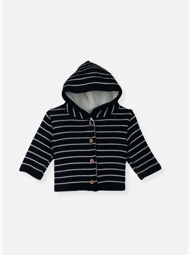 Manteau bébé petits marins Blanc Bleu - Kiabi