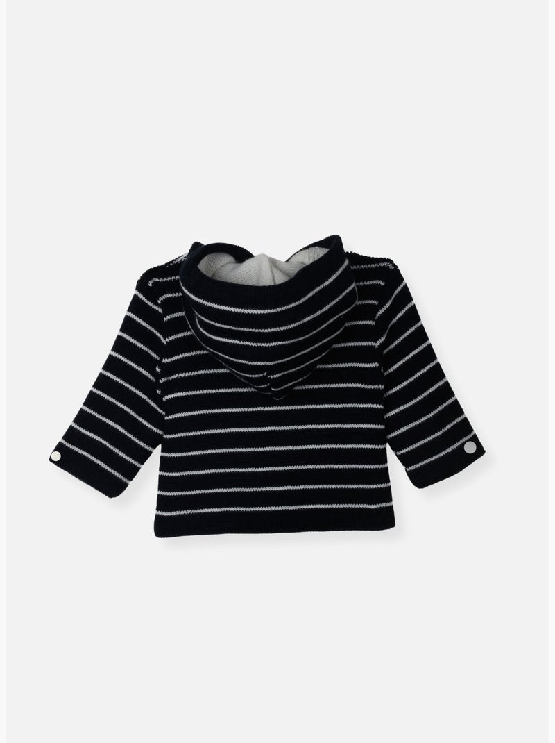 Manteau bébé petits marins Blanc Bleu - Kiabi