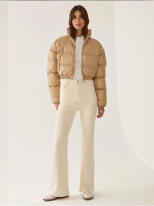 Manteau bouffant en similicuir - Kiabi Manteau bouffant en similicuir - Kiabi