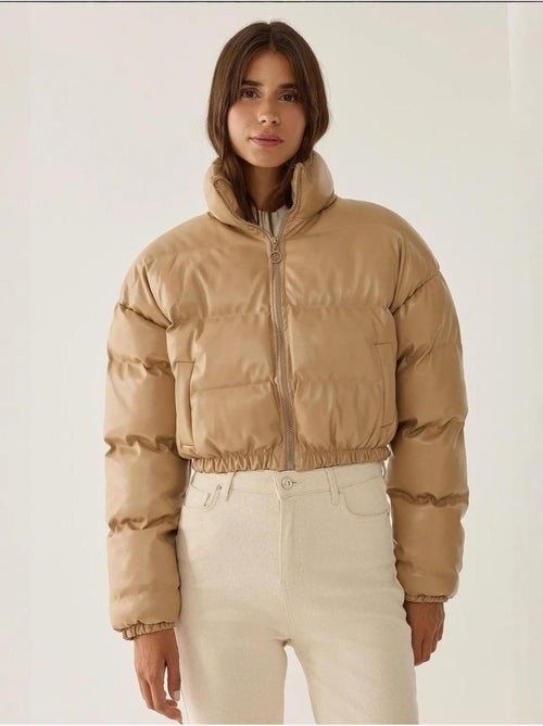Manteau bouffant en similicuir - Kiabi Manteau bouffant en similicuir - Kiabi