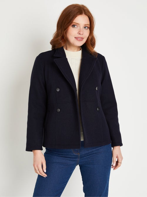 Manteau caban court double boutonnage - Afibel - Kiabi