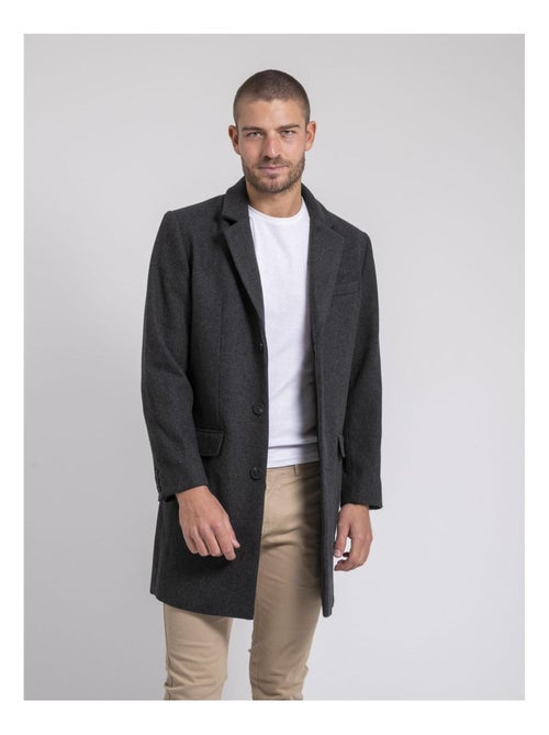 Manteau caban mi-long ZACOT - Kiabi