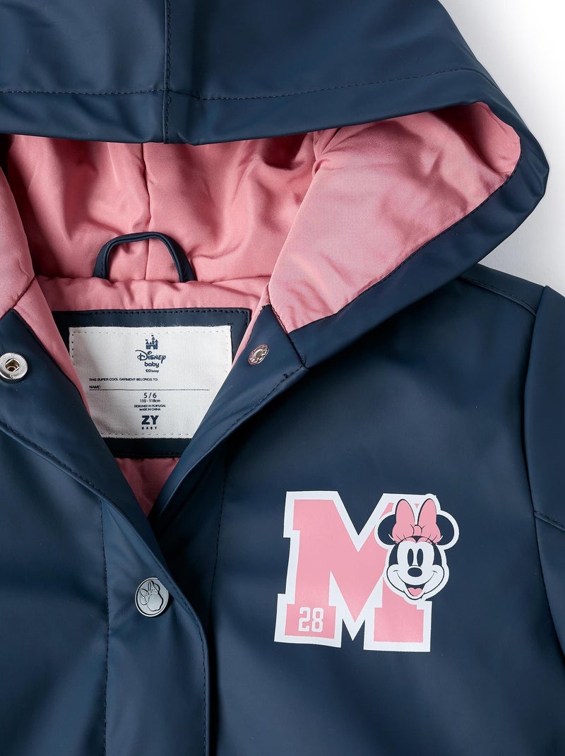 Manteau caoutchouc, à capuchon MINNIE Bleu foncé - Kiabi
