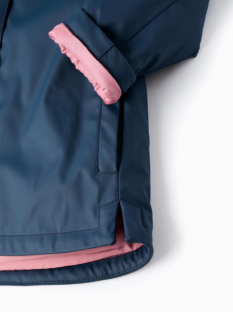 Manteau caoutchouc, à capuchon MINNIE Bleu foncé - Kiabi