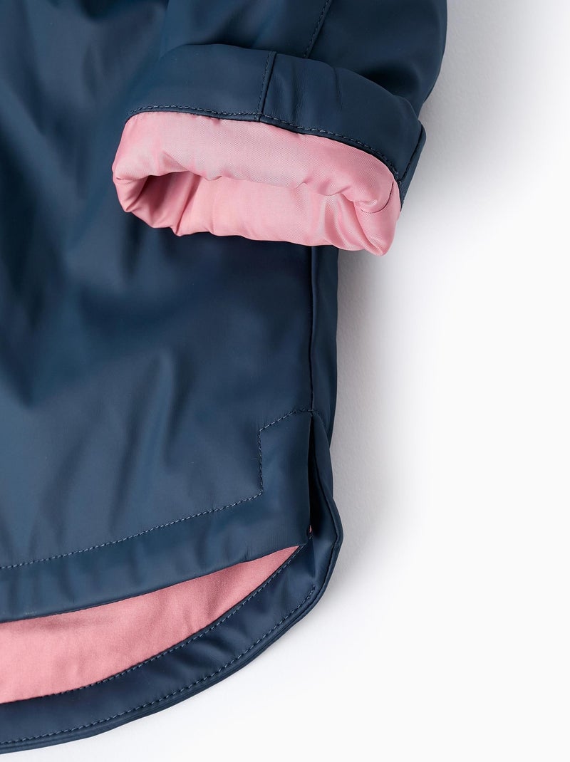 Manteau caoutchouc, à capuchon MINNIE Bleu foncé - Kiabi