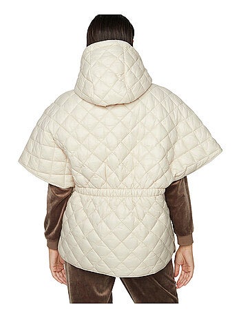 Manteau cape matelassé pc1