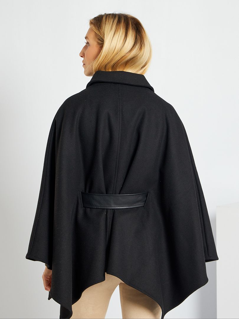 kiabi manteau noir femme