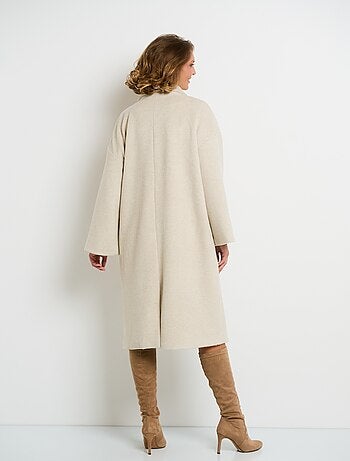 Manteau chaud avec manches évasées