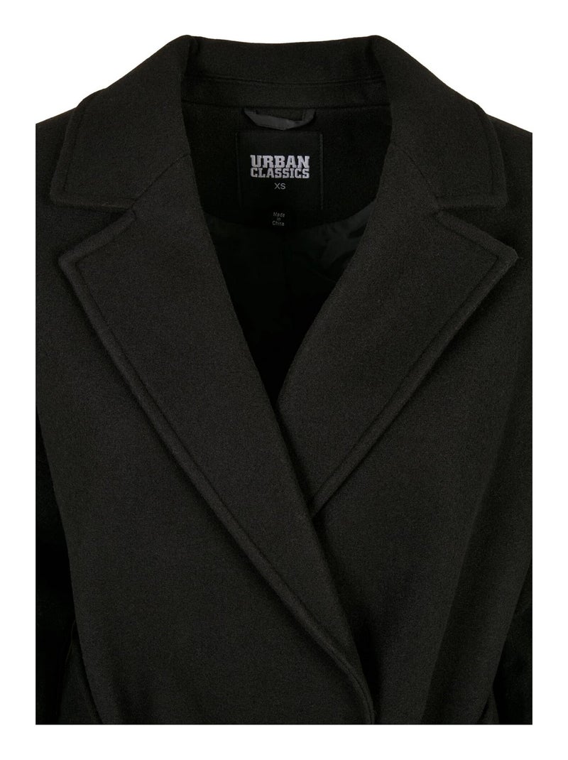 Manteau classic - urban classics Noir - Kiabi