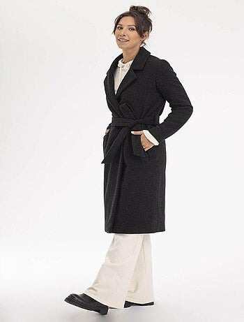 Manteau CLEO Anthracite Manteau