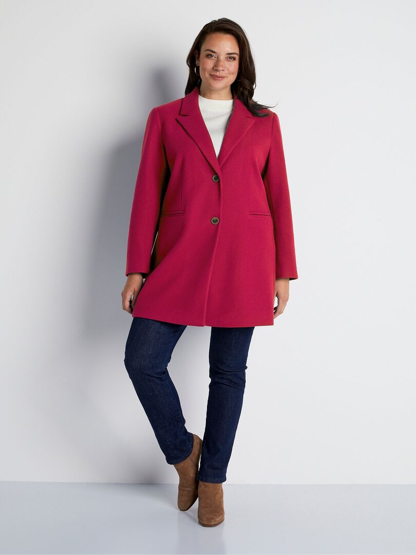 Kiabi manteau rouge sale