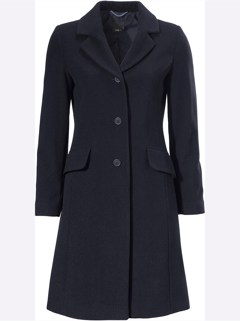 Manteau Court - Taille Standard - Helline Bleu marine - Kiabi