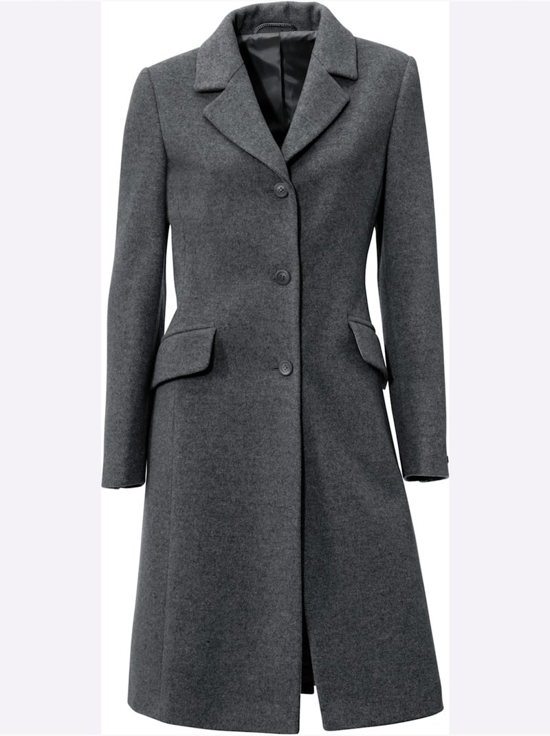 Manteau court - taille standard - helline gris anthracite - Kiabi