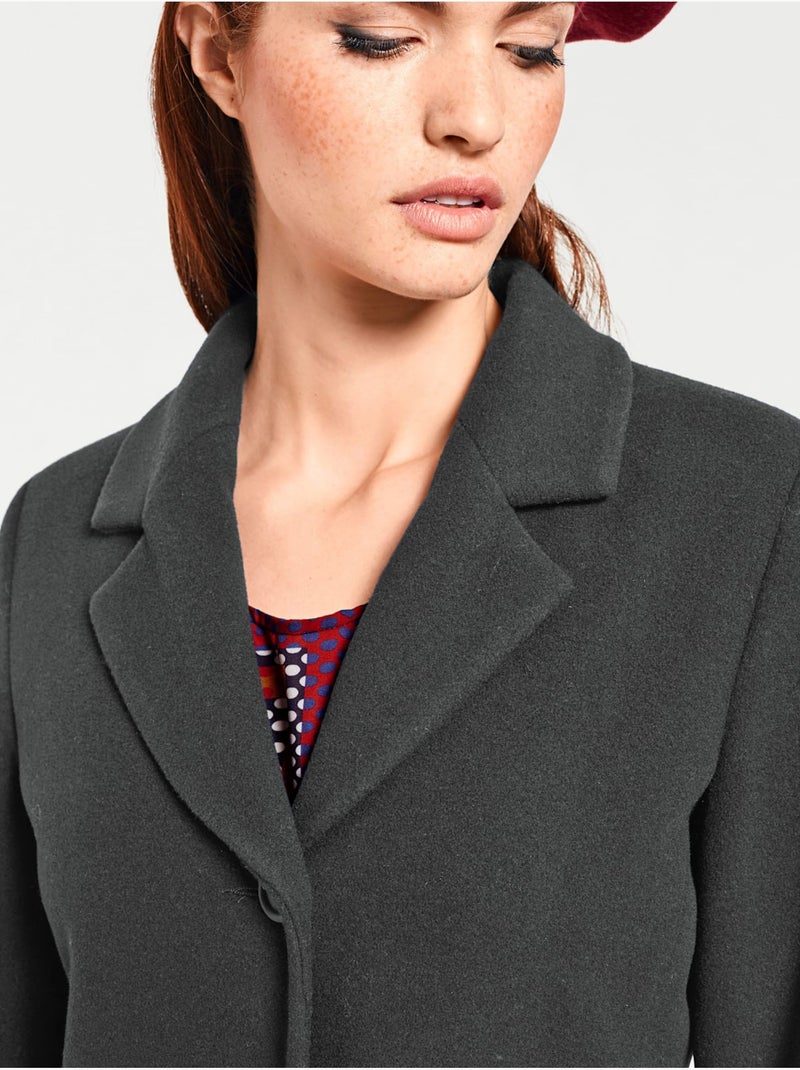 Manteau court - taille standard - helline gris anthracite - Kiabi