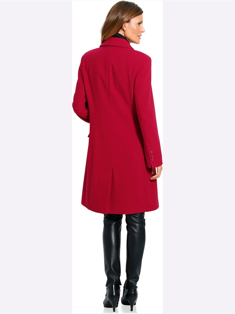 Manteau Court - Taille Standard - Helline Rouge - Kiabi