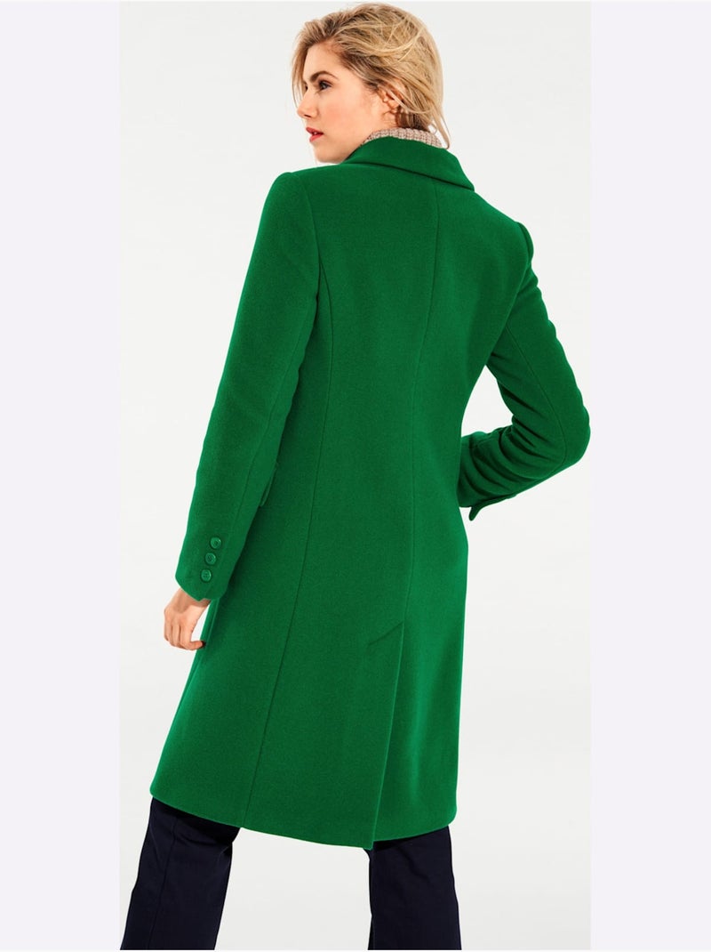 Manteau Court - Taille Standard - Helline Vert - Kiabi