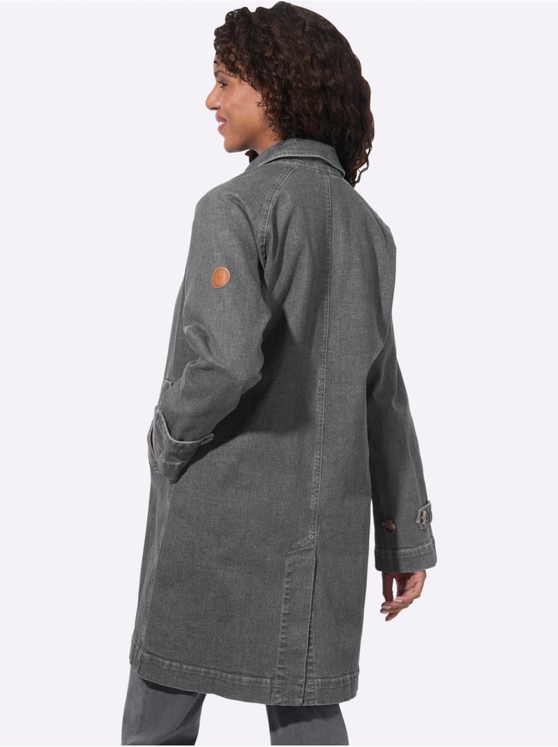 Manteau Court - Taille Standard - Witt Gris Gris - Kiabi