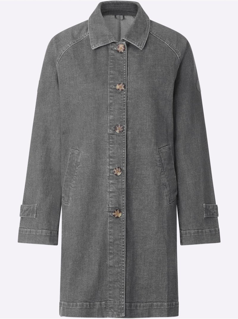 Manteau Court - Taille Standard - Witt Gris Gris - Kiabi