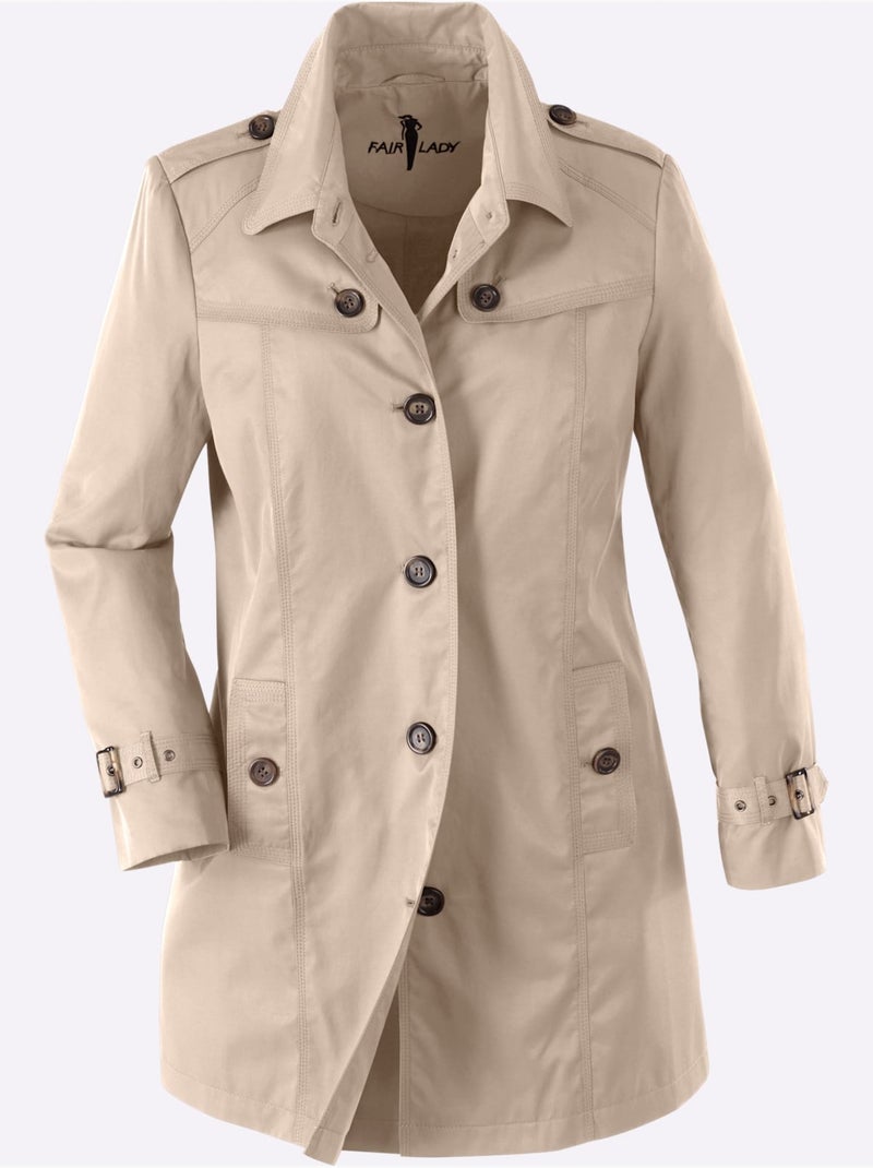 Manteau Court Avec Coton - Taille Courte - Witt Sable - Kiabi