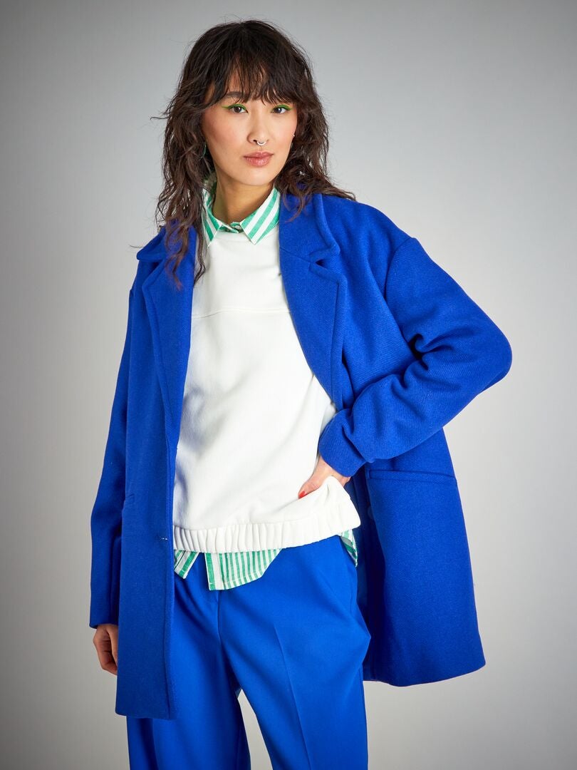 kiabi manteau bleu
