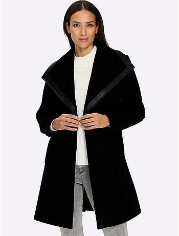 Manteau Court Encolure Tendance - Taille Standard - Helline