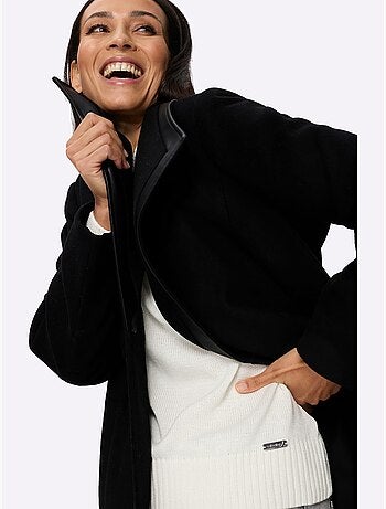 Manteau Court Encolure Tendance - Taille Standard - Helline