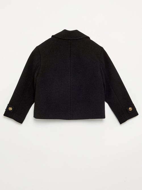 Manteau court façon paletot - Kiabi