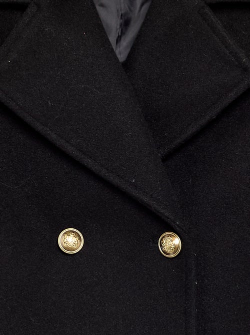 Manteau court façon paletot - Kiabi