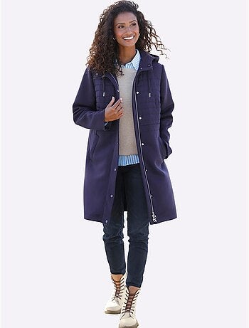 Manteau Court Piquage Inséré - Taille Standard - Helline