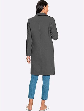 Manteau court poches plaquées spacieuses - taille standard - helline