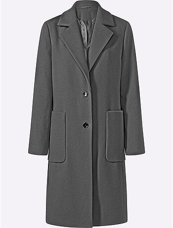 Manteau court poches plaquées spacieuses - taille standard - helline