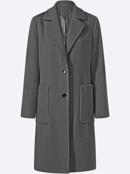 Manteau court poches plaquées spacieuses - taille standard - helline - Kiabi