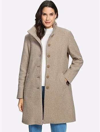 Manteau court qualité bouclée chaude - taille standard - witt