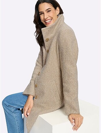 Manteau court qualité bouclée chaude - taille standard - witt