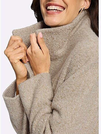 Manteau court qualité bouclée chaude - taille standard - witt