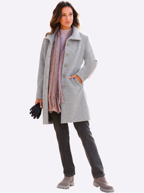 Manteau court qualité bouclée chaude - taille standard - witt - Kiabi
