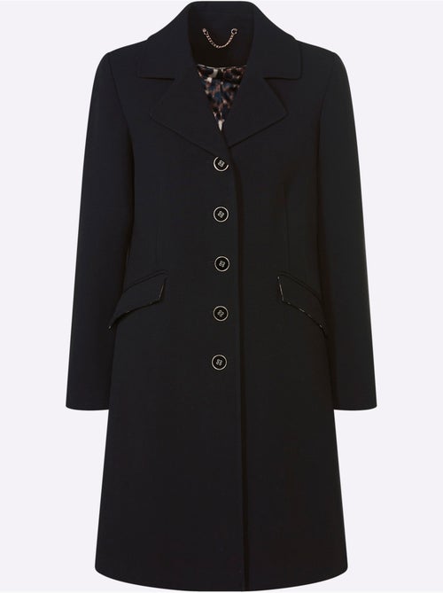 Manteau court superbe doublure au motif léopard - taille standard - helline - Kiabi Manteau court superbe doublure au motif léopard - taille standard - helline - Kiabi