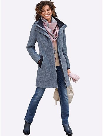 Manteau Court Ultra-doux Et Chaud - Taille Courte - Witt