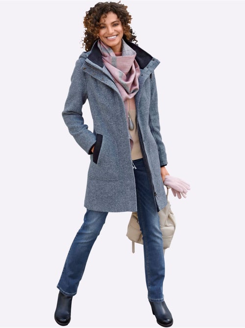 Manteau Court Ultra-doux Et Chaud - Taille Courte - Witt - Kiabi Manteau Court Ultra-doux Et Chaud - Taille Courte - Witt - Kiabi