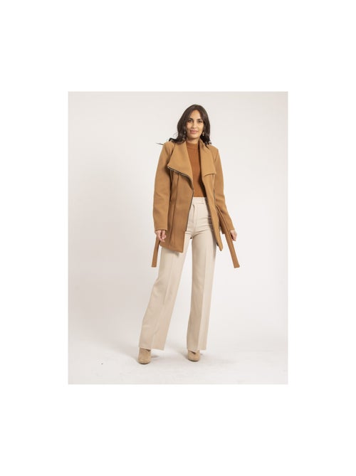 Manteau court zippé UWAYS - Kiabi