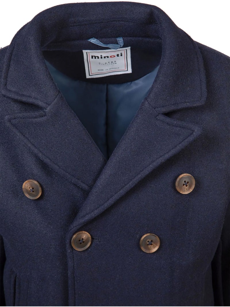 Manteau croisé - minoti Bleu marine - Kiabi