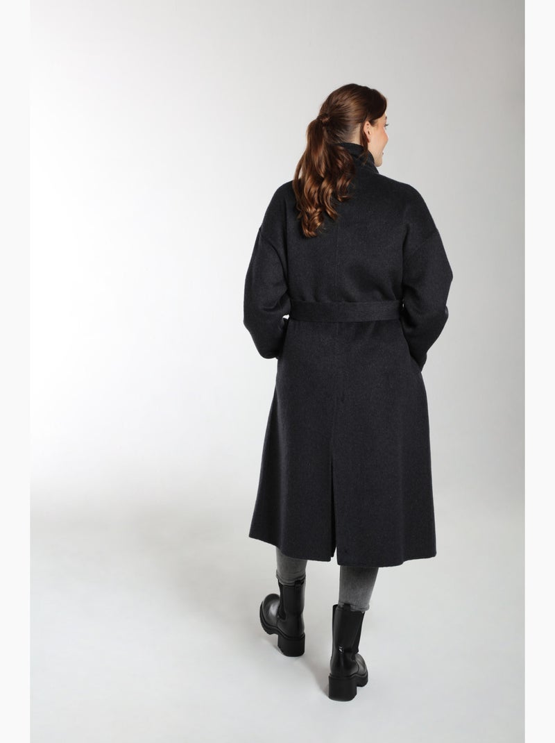 Manteau Dahlia  | Gerard Pasquier Avec Col Montant | Gerard Pasquier gris anthracite - Kiabi