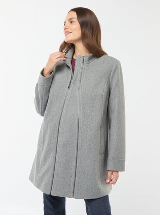 Manteau de maternité en lainage