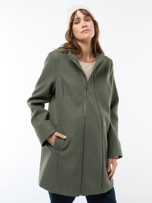 Manteau de maternité en lainage - Kiabi