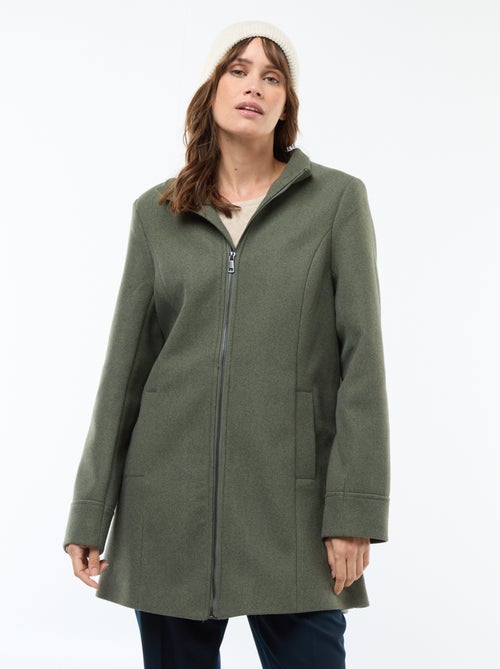 Manteau de maternité en lainage - Kiabi