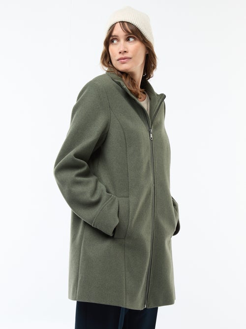 Manteau de maternité en lainage - Kiabi