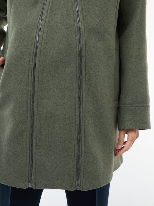 Manteau de maternité en lainage - Kiabi