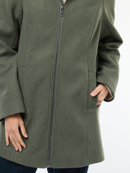 Manteau de maternité en lainage - Kiabi