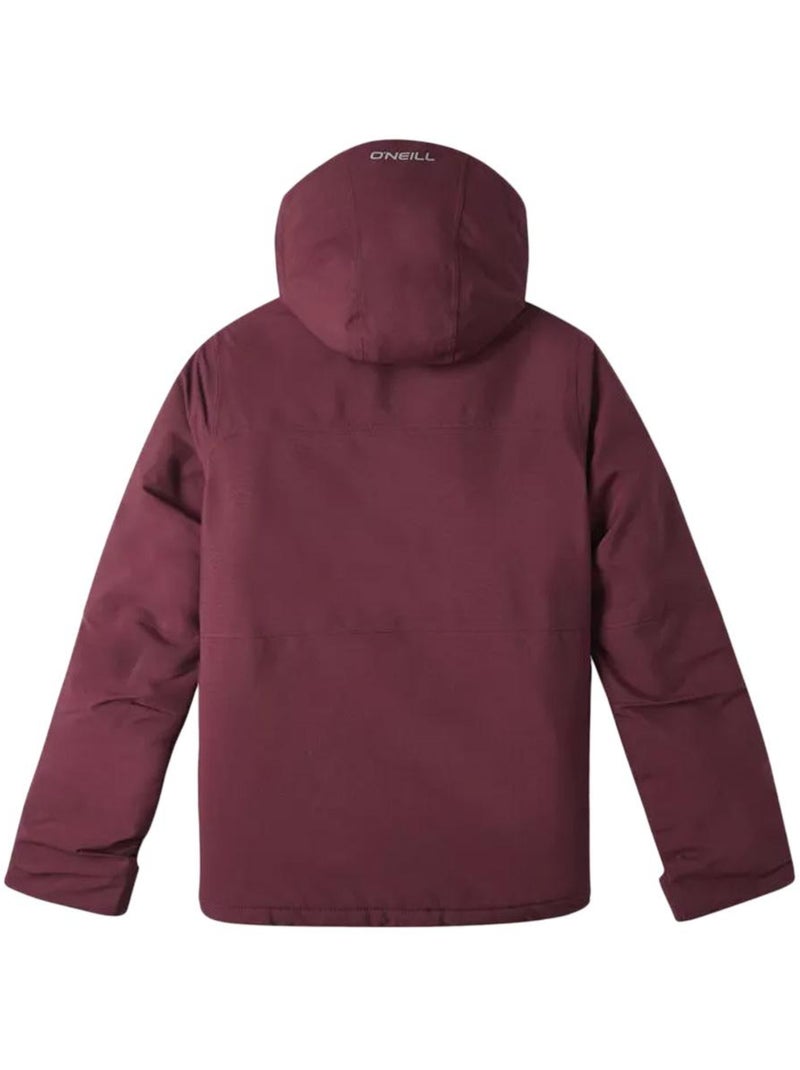 Manteau de ski Fille O'Neill Bordeaux - Kiabi